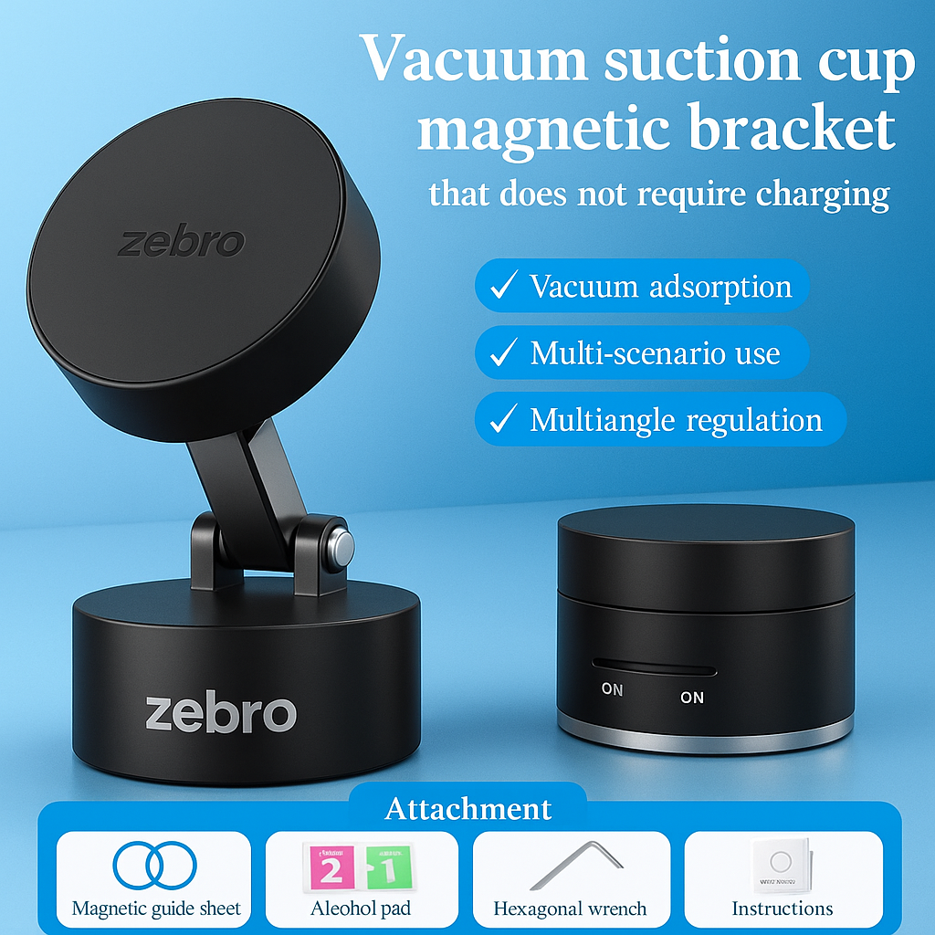 Zebro Vacuum Magnetic Suction Phone Holder